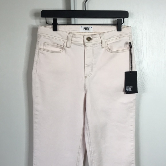 PAIGE Atley Ankle Flare Raw Hem size 29 - Picture 2 of 7